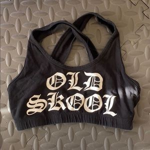 "Old Skool" Crop Top